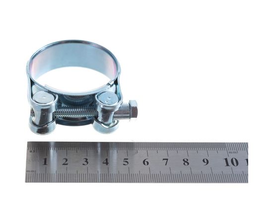 Металлические хомуты СИБРТЕХ, силовые, 40-43мм, ширина 20мм, шарнирный, W1, 2шт 47525 – изображение 5