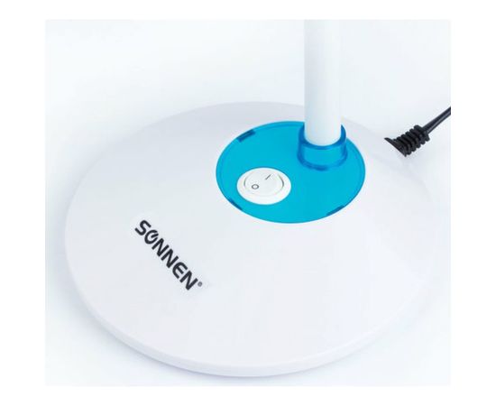 Настольный светильник SONNEN OU-608, на подставке, светодиодный, 5 Вт, белый/синий, 236669 – изображение 6
