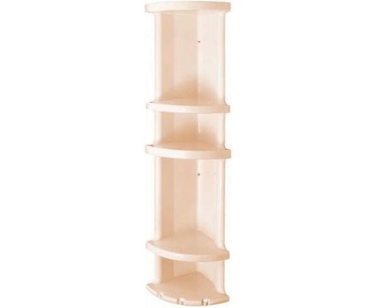 Угловая полка Полимербыт сборная, 2-х ярусная 63220703 