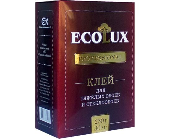 Клей для обоев ECOLUX PROFESSIONAL Стеклообои 250 г 4607133681227 