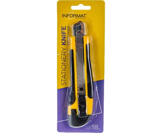 Канцелярский нож INFORMAT 18 мм CIF18-MM 