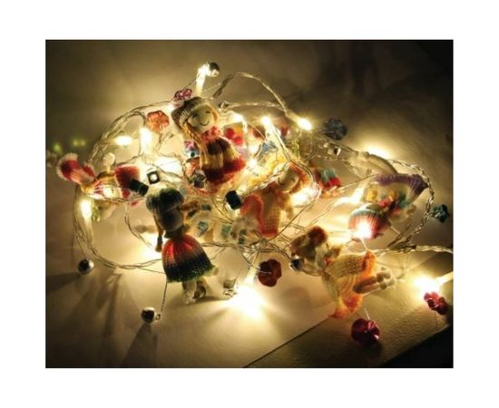 Декоративная гирлянда КОСМОС Вязаные куклы, KOCNL-EL127 