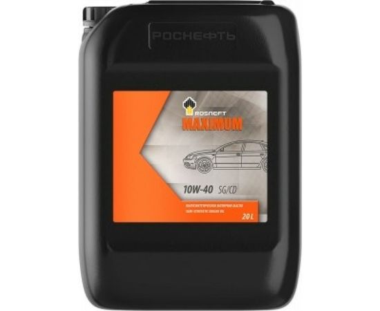 Моторное масло РОСНЕФТЬ Maximum 10W-40 SG-CD п-синт. кан. 20 л 40814360 