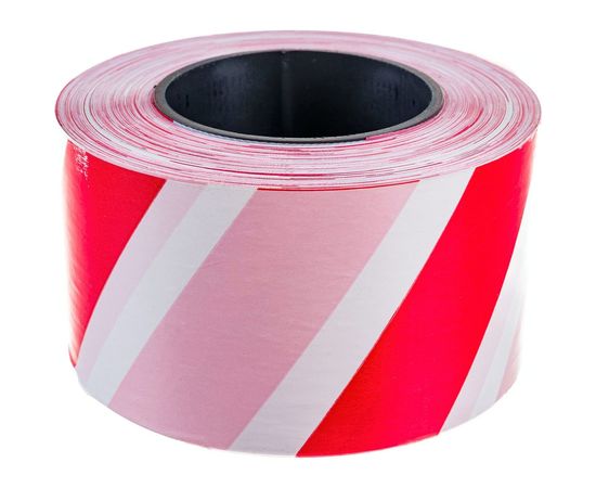 Оградительная лента Протэкт Стандарт 250 п.м., 75мм, Бело-красная ЛО-250/75 Ст б/кр 