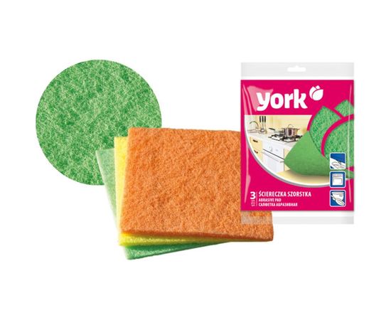 Абразивная губка YORK Бетти 3 шт. 032030 