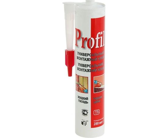 Универсальный монтажный клей PROFIL 280мл бежевый 131253 