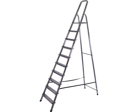 Алюминиевая стремянка STAIRS 10 ступеней ТТ-01-00532 