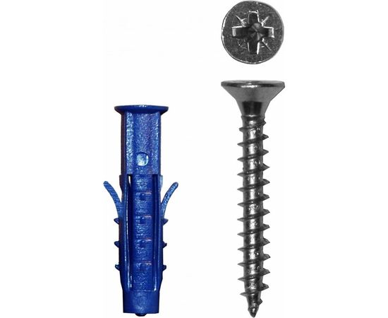 Саморез ШУц Tech-Krep 3,0х30 потайная головка + дюбель 5х25 50 шт - пакет 112562 