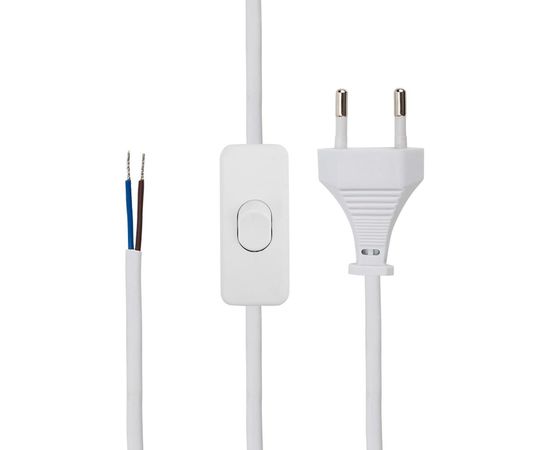 Сетевой шнур REXANT с выключателем 2х0,75 кв.мм 1,8 м 11-1133 