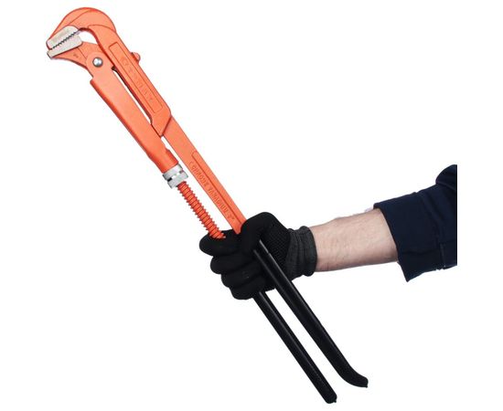 Трубный рычажный ключ ЕРМАК прямые губы, р-р 3"" 655-013 – изображение 2