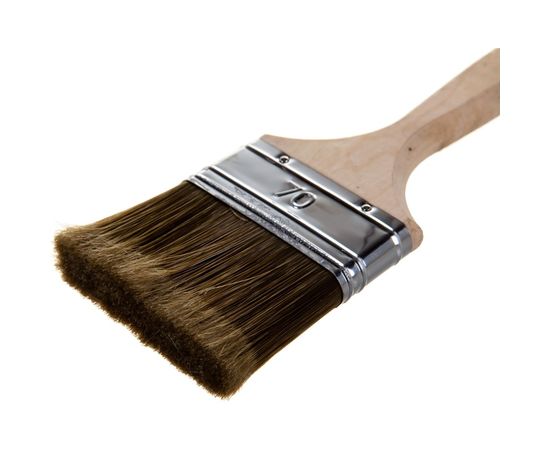 Флейцевая кисть для всех видов красок Лазурный берег смешанная щетина, Orel D6 70х14мм КФ-70х14 D6 – изображение 2