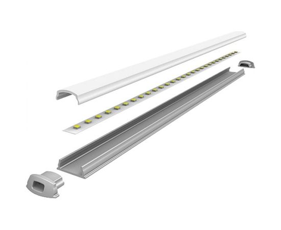 Профиль Jazzway PAL (аксессуар) 1105 гибкий, 2м, анодированный 5009523 – изображение 2