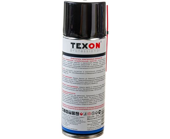 Очиститель электронных контактов TEXON, аэрозоль 520 мл ТХ184026 – изображение 3