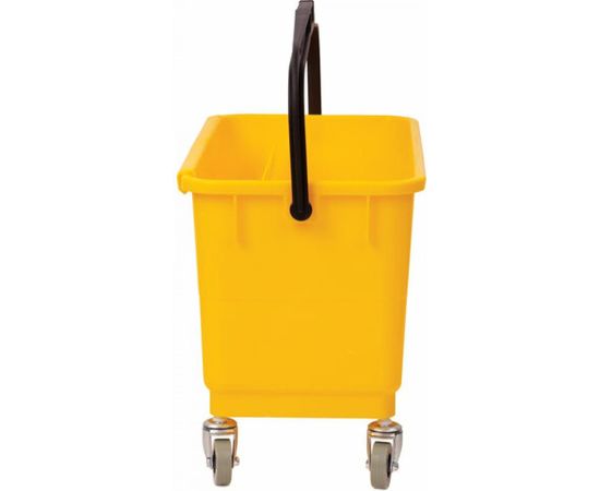 Прямоугольное ведро для мытья окон ЛАЙМА PROF на колесах, 24 л, отжим для окномоек, 56х29х34см 606662 – изображение 3