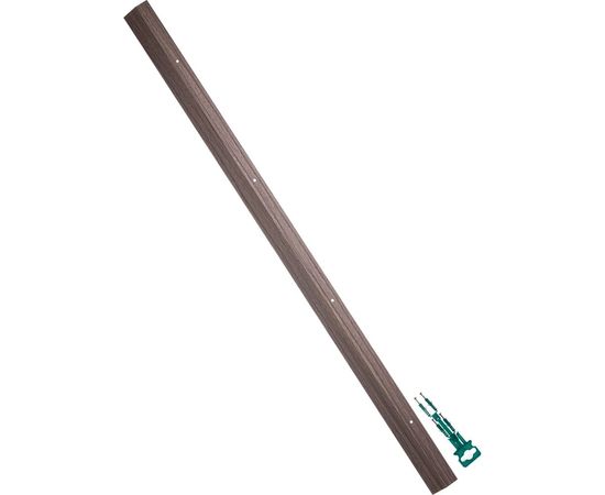 Порог разноуровневый алюминиевый (45 мм; 0.9 м; декоративный; дуб беленый) Лука 00000002662 – изображение 3