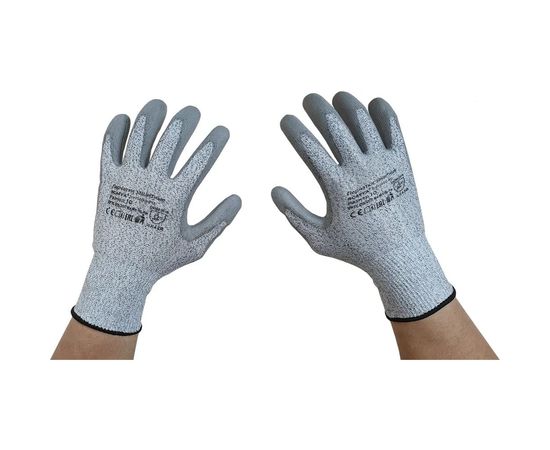 Перчатки для защиты от порезов SCAFFA DY110DG-PU размер 11 00-00011907 – изображение 3