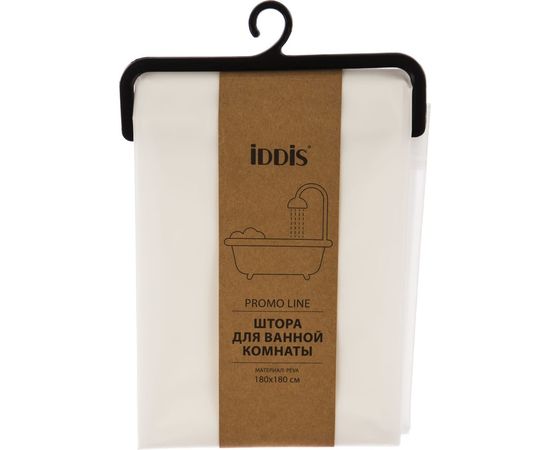 Штора для ванной комнаты IDDIS, 180*180см, PEVA, P08PV11i11 – изображение 4