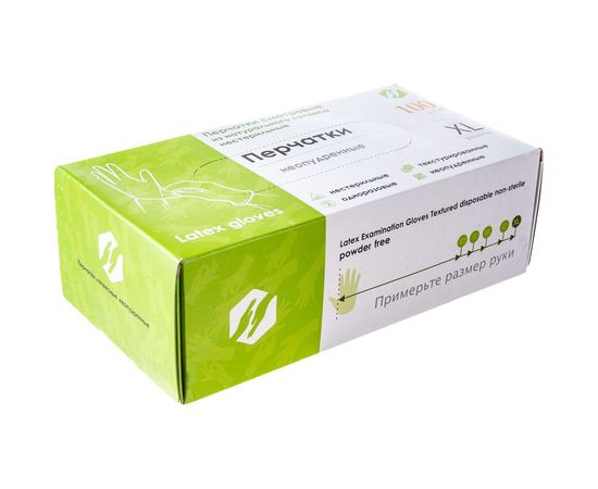 Диагностические смотровые перчатки из латекса EcoLat 2020/XL – изображение 5