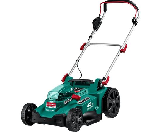 Бесщеточная газонокосилка ЗУБР 36 В, 4 А*ч, 2 АКБ и ЗУ ГКЛ-4336-42 – изображение 8