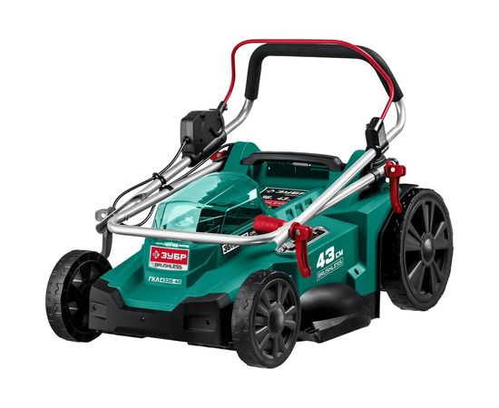 Бесщеточная газонокосилка ЗУБР 36 В, 4 А*ч, 2 АКБ и ЗУ ГКЛ-4336-42 – изображение 9