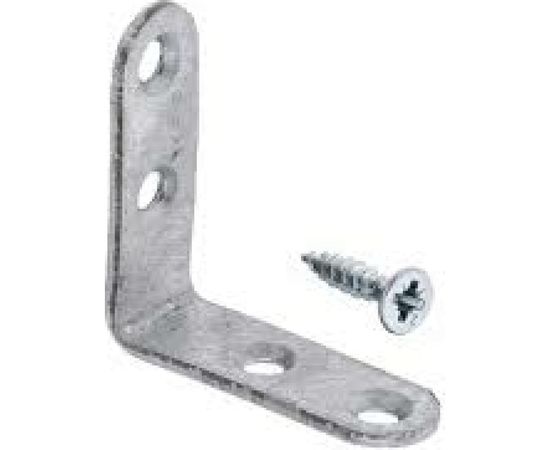 Мебельный уголок Невский Крепеж оцинк. 30х30х30х2 мм с шурупом 4 шт 922971 