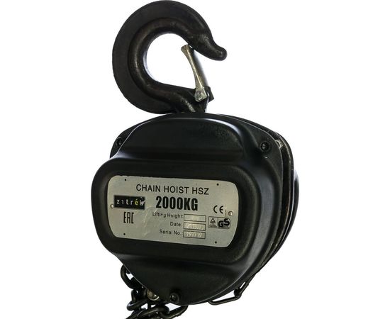 Ручная шестеренная таль (2т, 6м) Zitrek HS-Z 004-4478 