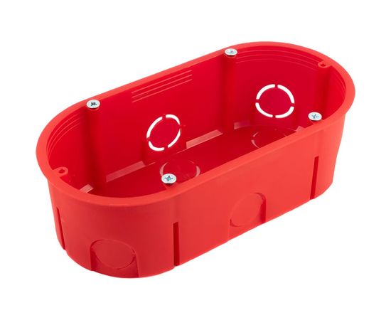 Двухместная установочная коробка Промрукав 80-0540 С безгалогенная HF 140х68х46 1 шт 80-0540 С 