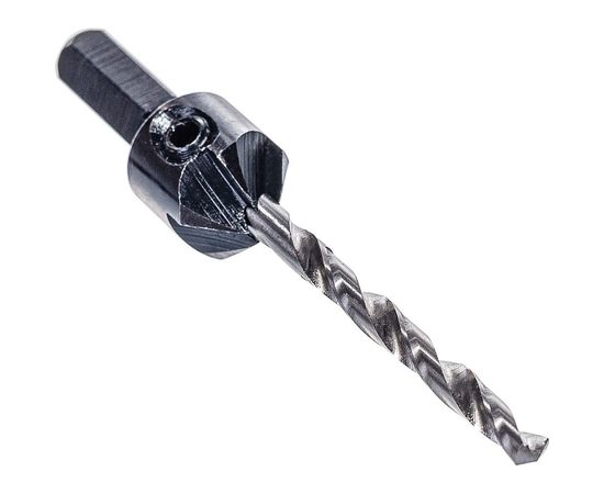 Сверло пилотное по дереву и зенкер №8 для шурупов 4 мм, размер №10 Gigant GT-064 