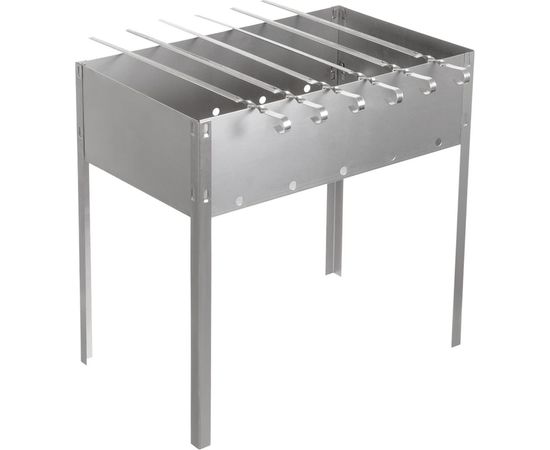 Сборный мангал + 6 шампуров BOYSCOUT 500х300х500мм 61237 