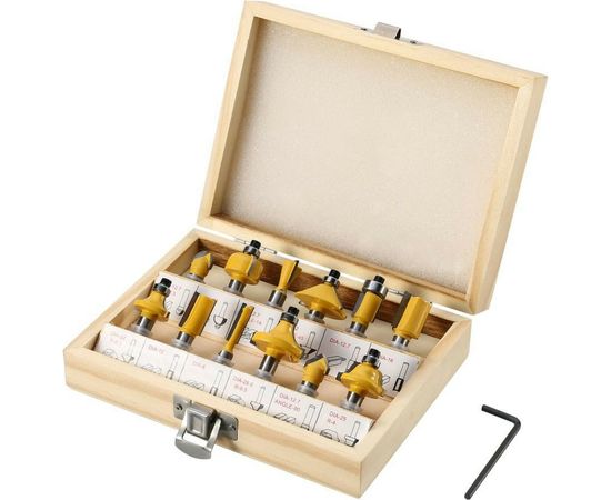 Набор фрез 12 шт RBS12 DEKO 065-0726 