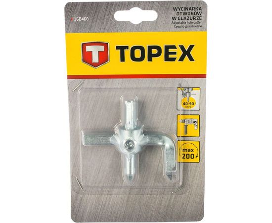 Сверло для плитки 40-90 мм TOPEX 16B460 