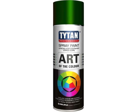 Аэрозольная краска TYTAN PROFESSIONAL ART OF THE COLOUR RAL6005, темно-зеленая 400мл 93687 