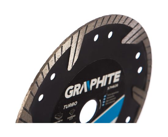Диск алмазный 180х22.2 мм turbo GRAPHITE 57H628 – изображение 2