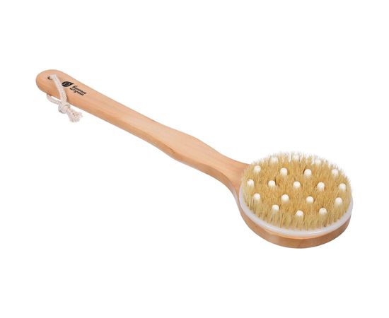 Деревянная комбинированная щетка с массажером Банные штучки 41 см 40030 – изображение 2