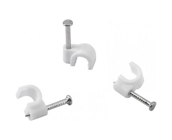 Крепежная скоба General Lighting Systems GBF-8-100-R, 8мм, круглая, 100 штук 475504 – изображение 2