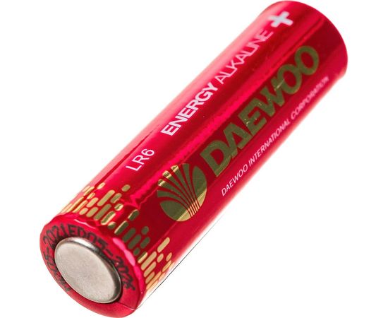 Алкалиновая батарейка DAEWOO LR 6 ENERGY Alkaline 2021 Pack-32 5030053 – изображение 2