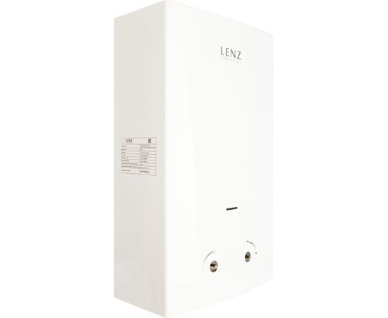 Газовый проточный водонагреватель LENZ TECHNIC 10L WHITE LT10LW – изображение 2