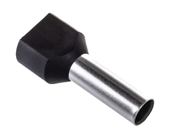 Наконечник IEK НШвИ, 2x6-14, ИЭК, НГИ2, 100шт, черный UTE10-D6-0-100 – изображение 2