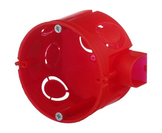 Установочная коробка Промрукав безгалогенная HF 68х42 с саморезами 1 шт 80-0500 С – изображение 2