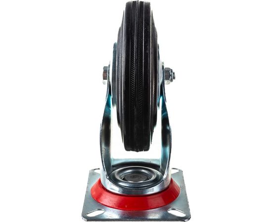 Колесо большегрузное обрезиненное поворотное без тормоза (125х37.5 мм; г/п 100 кг) EURO-LIFT 00-00001252 – изображение 3