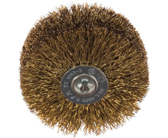 Щетка плоская (80 мм; хвостовик 8 мм; мягкая) KWB 6040-30 – изображение 3