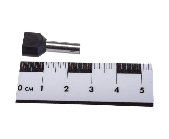Наконечник IEK НШвИ, 2x6-14, ИЭК, НГИ2, 100шт, черный UTE10-D6-0-100 – изображение 4