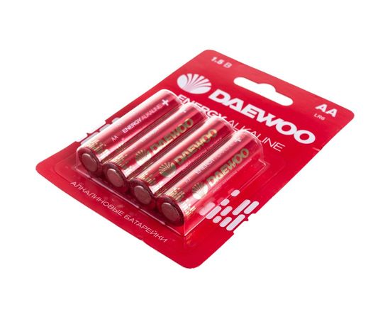 Алкалиновая батарейка DAEWOO LR 6 ENERGY Alkaline 2021 BL-4 5029781 – изображение 5