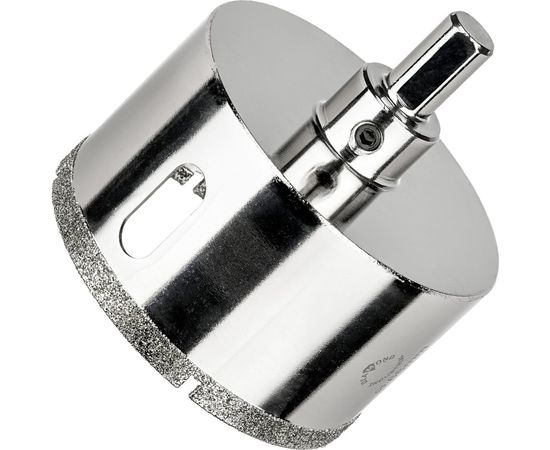 Коронка алмазная по керамограниту и керамике с центрирующим сверлом 68 мм Diamond Industrial DIDCSC068 – изображение 5