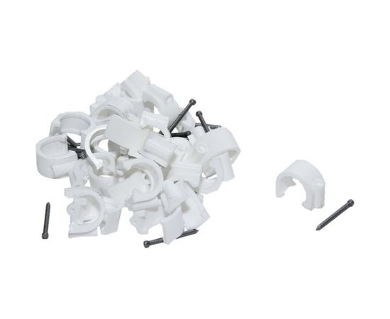 Скоба для кабеля, круглая А 10мм, 50шт - пакет Tech-Krep 103651 