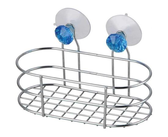 Корзинка подвесная Рыжий кот W2617 овальная, Бриллиант синий, крепление: 2 присоски 311465 