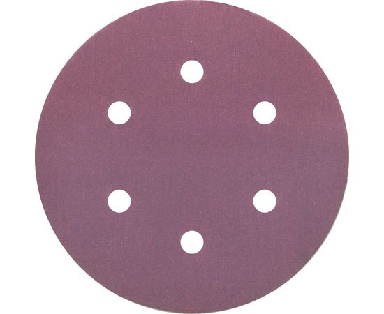 Круг шлифовальный на липучке siaspeed 1950 (5+1 шт; 150 мм; 6 отверстий; P280) sia Abrasives ss6-150-6-280 