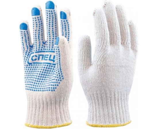 Перчатки х/б с ПВХ 10 шт. СПЕЦ-SB Пер 007 