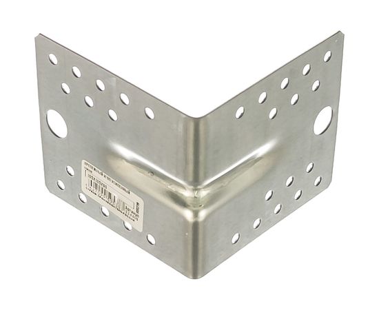 Крепежный усиленный уголок Tech-Krep оцинкованный 105х105х90х2,0 мм - накл. 124408 