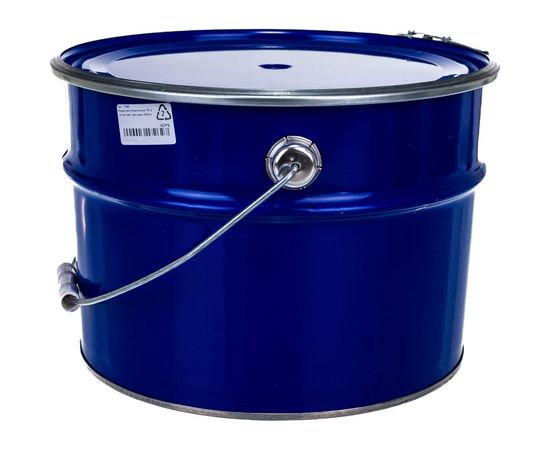 Металлическое ведро ТАРА 10л, синий, крышка-обруч 17262 